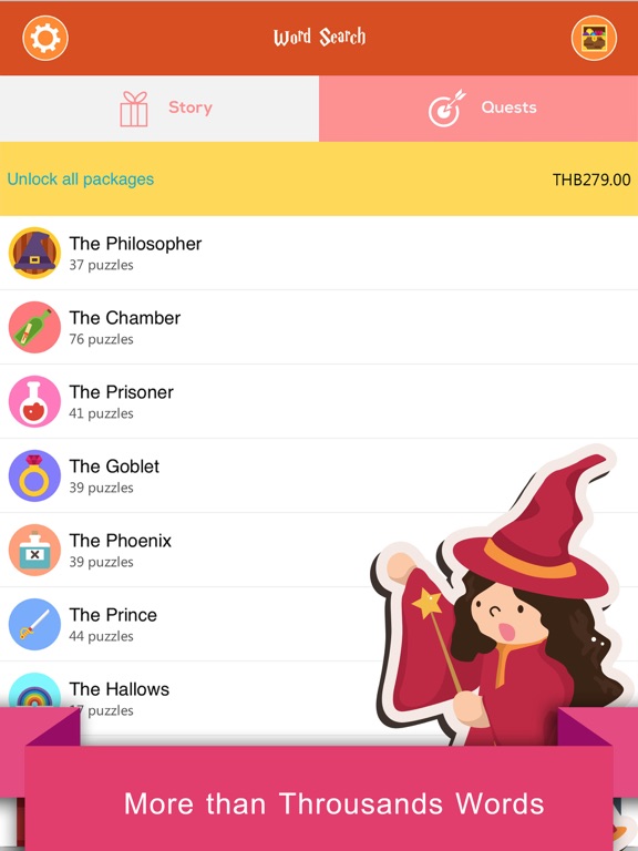 Screenshot #5 pour Assistant Word Challenge Rechercher Harry Potter