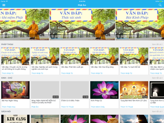 Phật Âm - Nơi chia sẻ các video Phật giáo iPad screenshot 1 - Education app