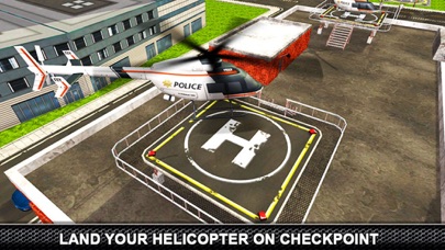 警官のヘリコプターの飛行simの3Dパイロットの追跡の犯罪のおすすめ画像1