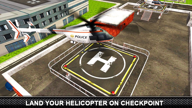 Cop Helicopter Flight Sim 3D- Pilot Chase Criminal