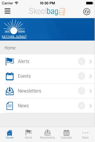 Kalinda School - Skoolbag screenshot 2