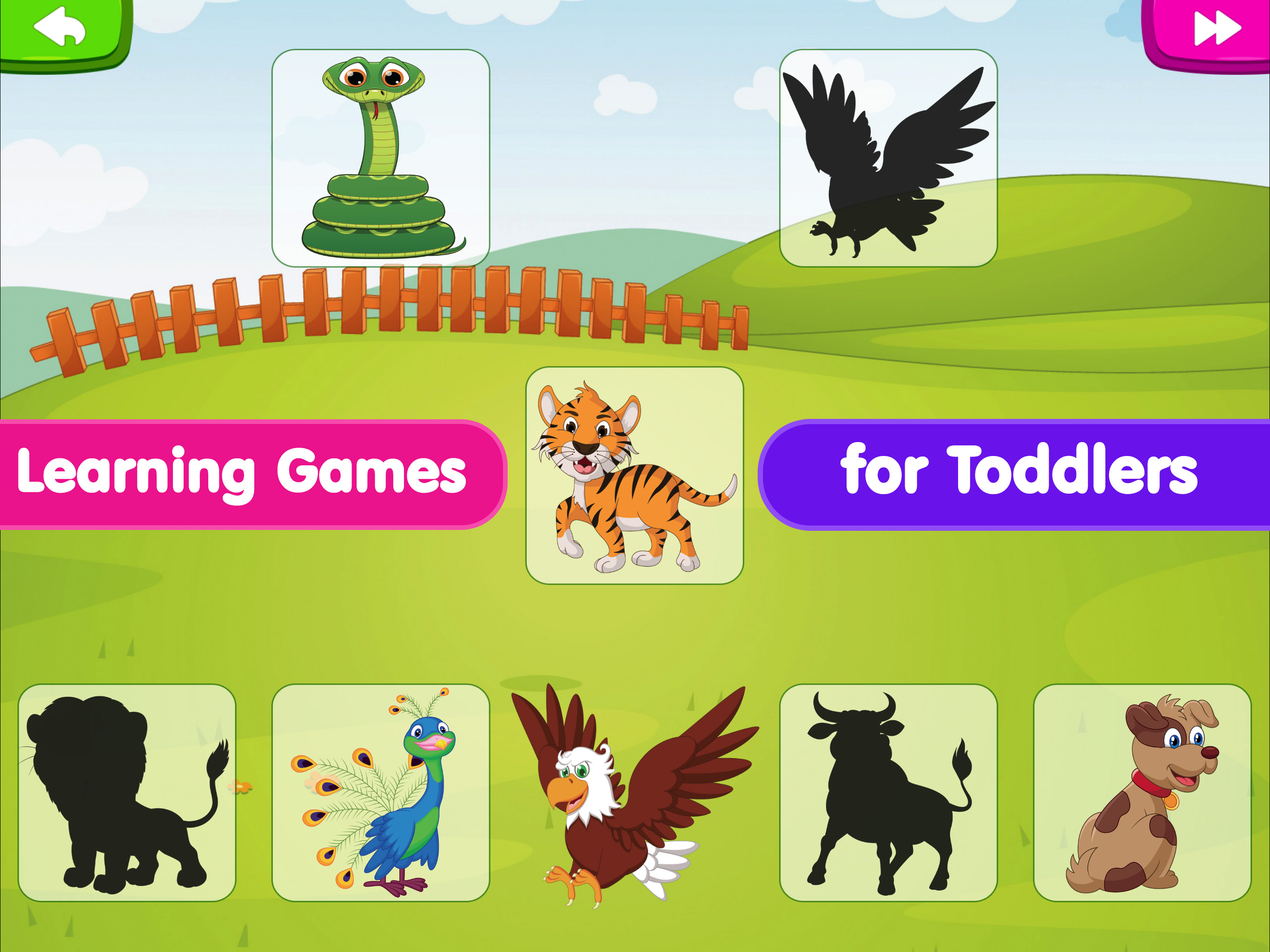 Animals Toddler learning games ABC kids games apps screenshot 6