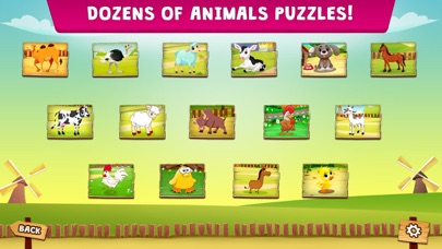 Screenshot #2 pour Farm Animals Parts Puzzle for kids