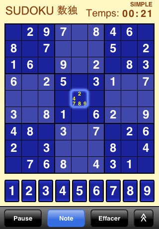Screenshot #1 pour Sudoku SE