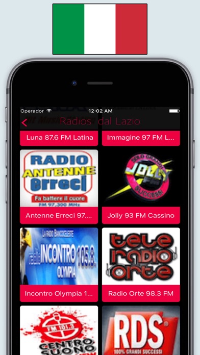 Screenshot 2 of Radio Italy FM - Best Radios Stations Live Online App