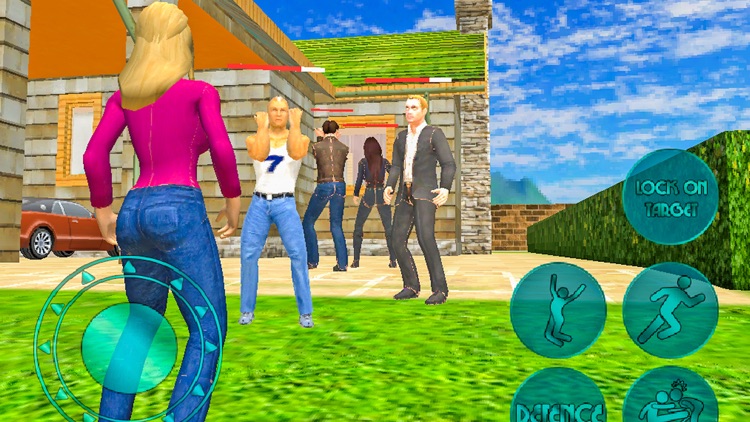 Crazy Neighbors Fight 3D screenshot-4