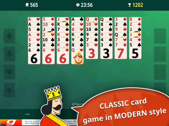 FreeCell Solitaire . iPad app afbeelding 1
