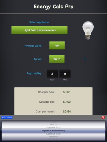 Energy Calc Pro - Appliance Energy Cost Calculatorのおすすめ画像2