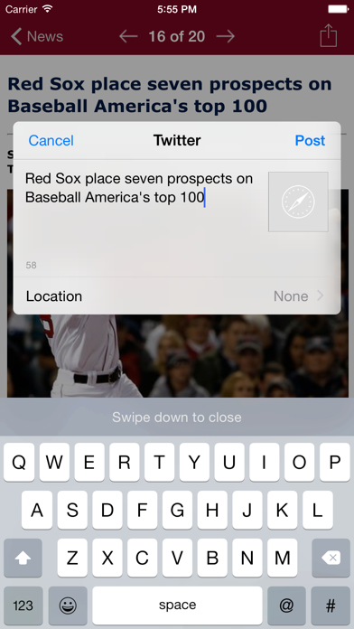 Screenshot #2 pour Boston Baseball - Sox edition