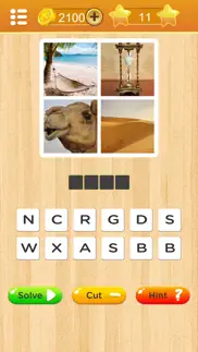 4 pics 1 word quiz: guess photo puzzles iphone screenshot 3