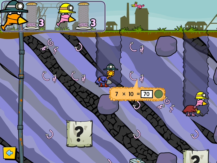 Miner Birds - Times Tables