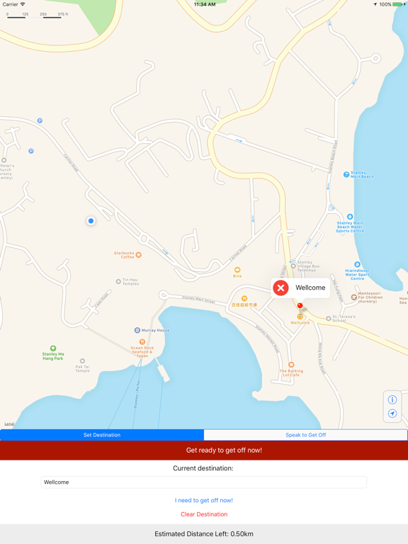 Get Off Minibus in Hong Kong iPad screenshot 4 - Travel app