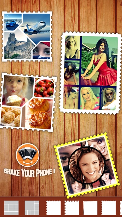 Photo Shake - Pic Collage Maker & Pic Frames Gridのおすすめ画像1