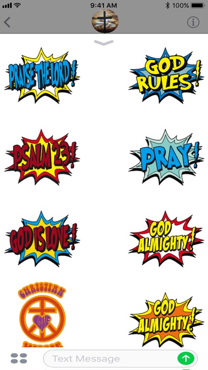 Shout Gods Love With Stickers