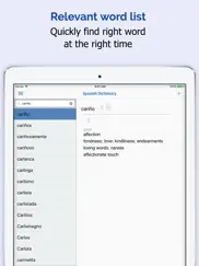 spanish dictionary elite ipad resimleri 2