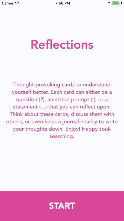 Reflection Cards