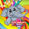 Little Elephants Coloring Book