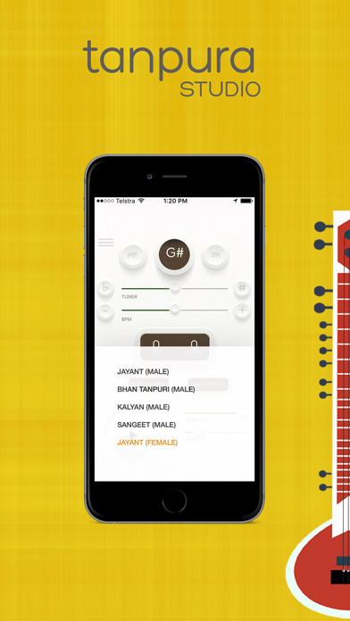 Tanpura Studio Screenshot