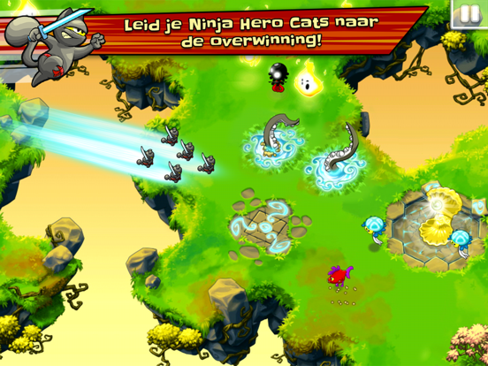 Ninja Hero Cats iPad app afbeelding 2