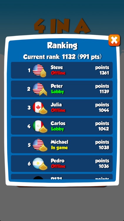 4 in a Row Multiplayer Pro