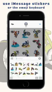 BraaapMoji Motorcycle MX Emojis & Stickers screenshot #3 for iPhone