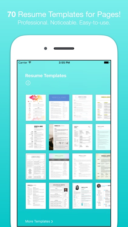 Resume Templates for Pages (by Nobody)