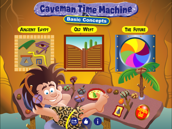 Caveman Time Machine - Basic Concepts iPad app afbeelding 1