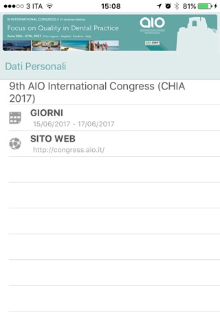 CHIA Congress screenshot 2