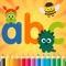 Coloring Book ABC Spanish Alphabet Games age 1-10