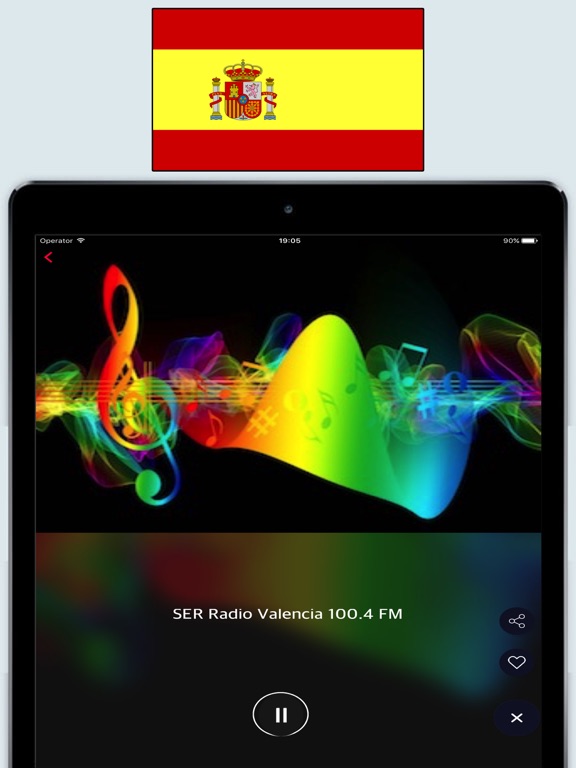 Radio Spain / Spanish - Live Radio Stations Online iPad screenshot 5 - Entertainment app