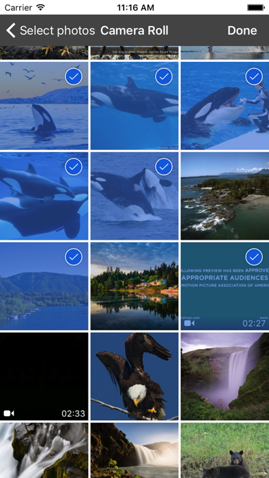 Screenshot #3 pour PhotoServer- WiFi photo share
