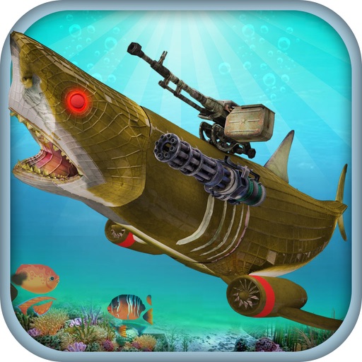 Angry Robot Shark Simulator icon