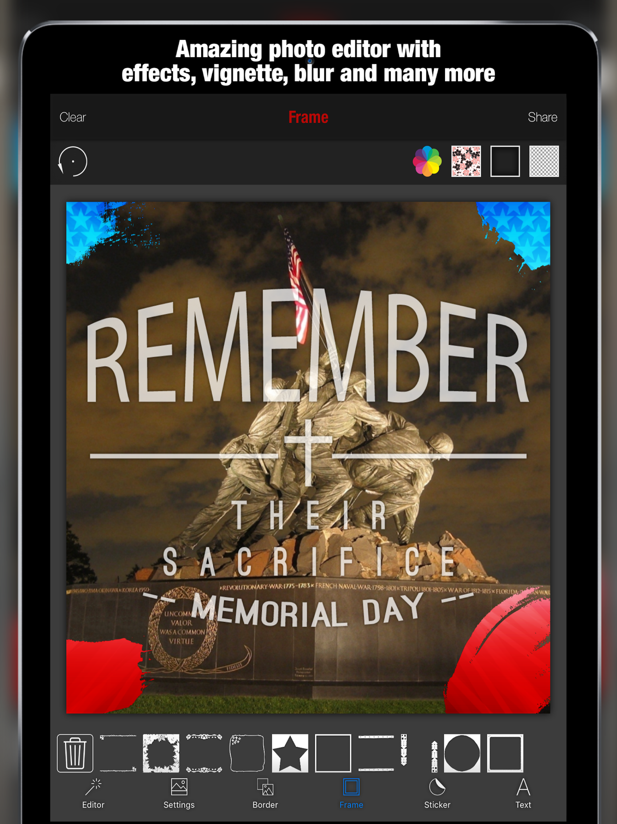Remember : Memorial Day of USA