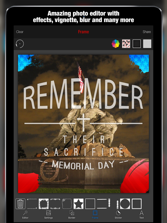 Remember : Memorial Day of USA iPad screenshot