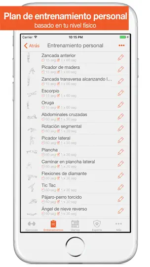 Captura de pantalla de Fitness Point. en iPhone 2