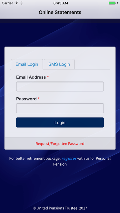 Screenshot #1 pour UPT Statements