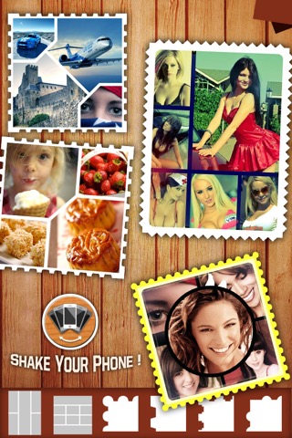 Photo Shake - Pic Collage Maker & Pic Frames Gridのおすすめ画像1