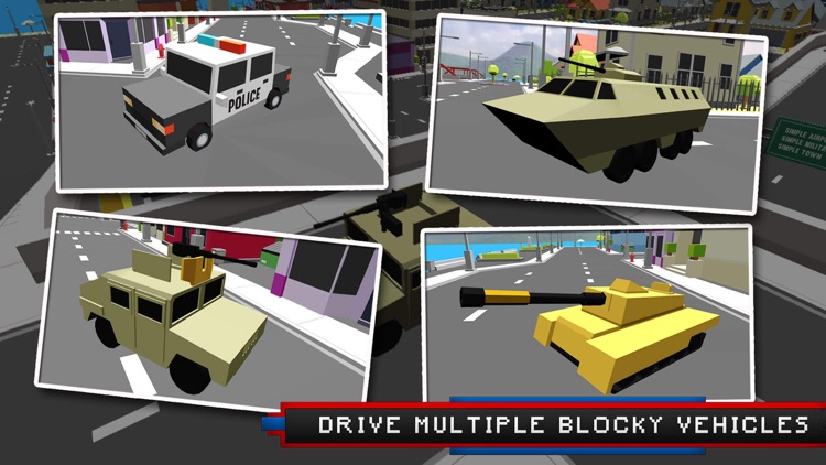 Blocky Police Super Heroes screenshot-3