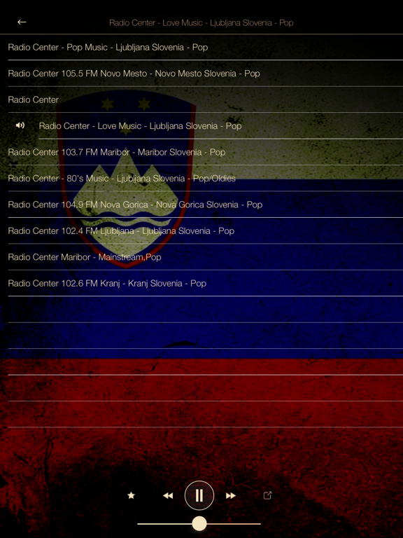 Screenshot #5 pour Slovenia Music Radio ONLINE from Ljubljana
