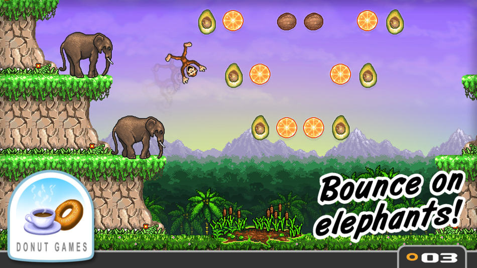 #3. Monkey Flight (iOS) 由: Donut Games