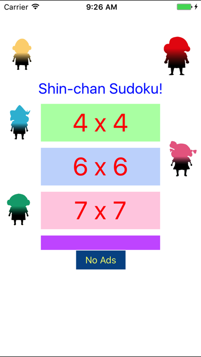 Screenshot #3 pour Easy Sudoku 4x4 to 7x7 for Color Figures