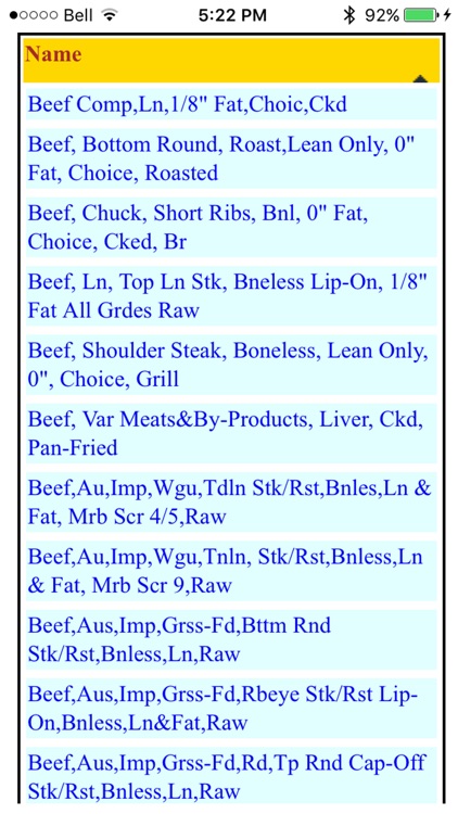 Food Nutrition Database screenshot-4