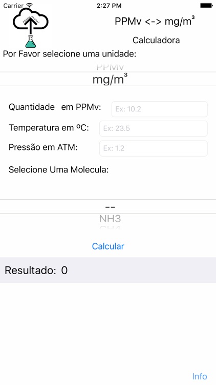 PPMv to mg/m³ screenshot-3
