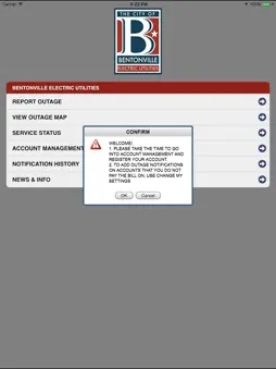 Outage Entry screenshot 2