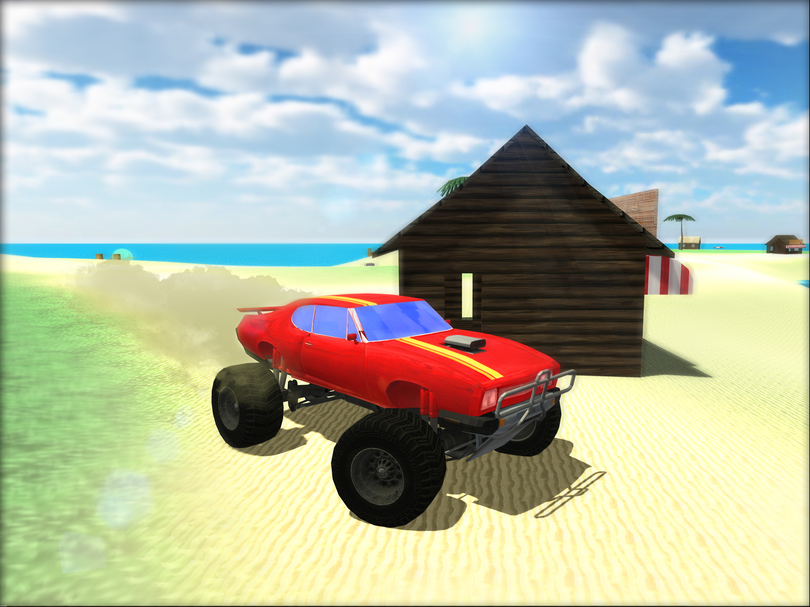 Water Surfer Monster Truck – Extreme Stunt Racing