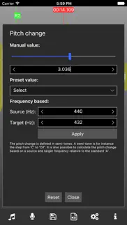music speed changer pro 2 iPhone Captures Décran 4