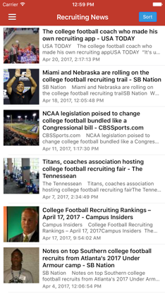 College Football News - Scores, Schedule & Ranking screenshot 3
