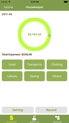 Expenses Housekeeper screenshot 1