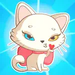 Nika the Cool Cat Stickers App Cancel