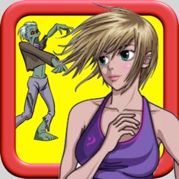 Girl vs Zombie: Running And Chasing